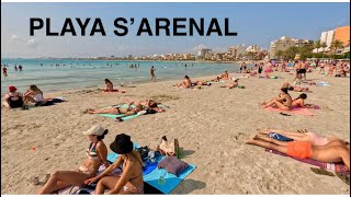 Playa S’Arenal Beach walk June 2025 Mallorca Sandy Beach