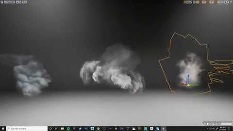 Renders from Tutorial Intro to UE4 VFX: Smoke and Dust
