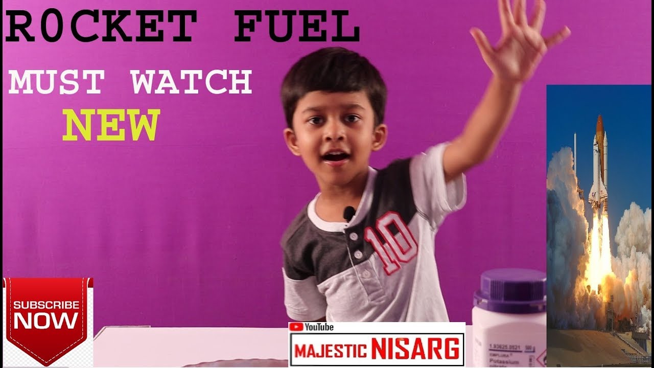 SUGAR Rocket Fuel with Potassium Nitrate, Science project, Homemade