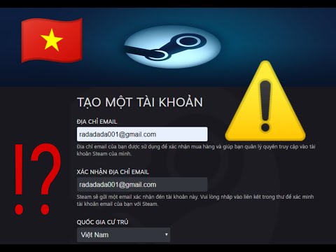 Fix lỗi tạo tài khoản Steam không được! báo lỗi "capcha" + Tạo tài khoản Steam sever Việt Nam
