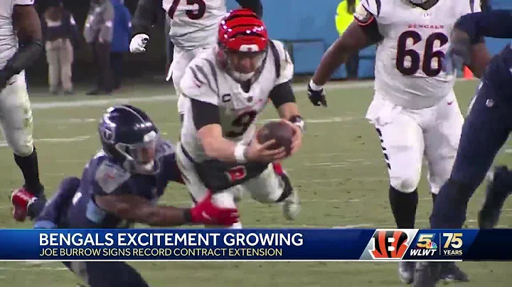 Bengals fans feeling like they hit the lottery with Burrow's contract extension