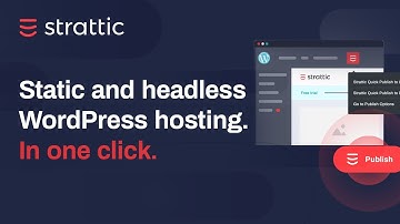 Strattic: static and headless WordPress hosting. In one click.