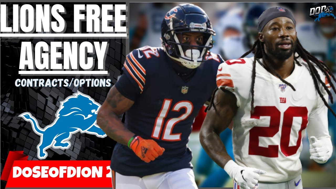 Lions Contracts For DJ Chark/Charles Harris: Big Moving Coming? Free Agents