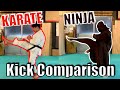 This Ninja Taught Keanu Reeves! Ninja Kick vs Karate Kick Ep #1