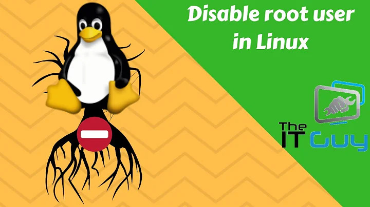 Disable root access in Linux (local and SSH)