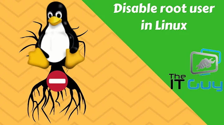 How to disable root user in linux? (2023)