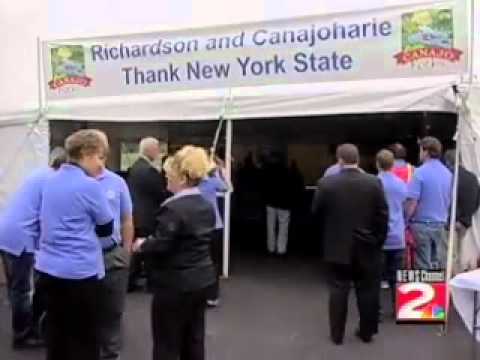 WKTV-TV NBC CH. 2 - Governor's visit to Richardson Brands brings some sweet relief to Canajoharie