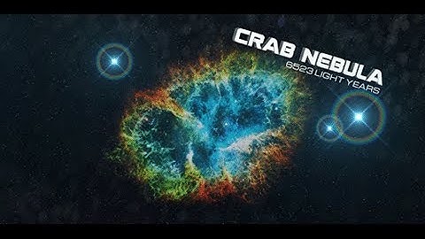 2 5D Parallax Animation | Astronomy | Crab Nebula M1 NGC 1952