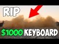 BLOWING UP $1000 KEYBOARD *RIP WALLET*