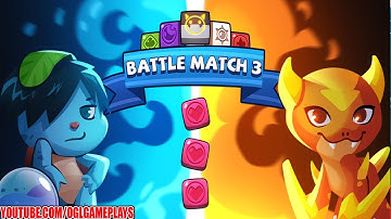 Battle Match 3: Puzzle Game Android iOS Gameplay (By vCubegame)