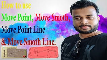 how to use move point, move smoth, move point line & move smoth line,