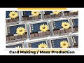 Mass Production | 50 Thank You cards | Altenew Daisy