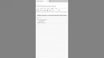 2.84  Python program to convert float decimal to octal number? #pythontricks #coding