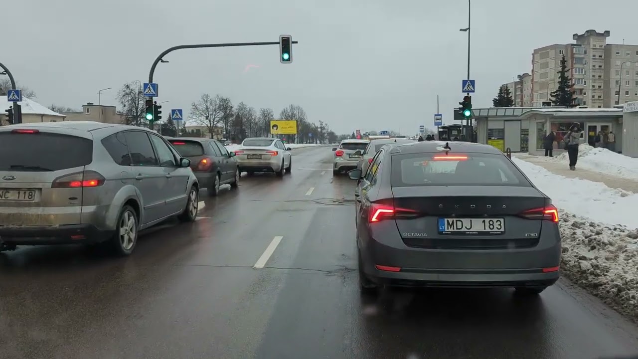 KAUNAS || Bus Route 31 || MEGA - Technikumo g.