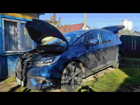 Замена воздушного фильтра Renault Grand Scenic 4 / Replacing the air filter Renault Grand Scenic 4