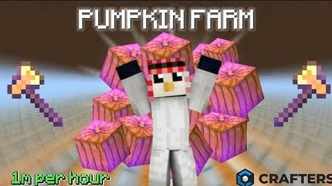 How to Build Max limits Pumpkin farms in craftersmc || Iceberg