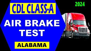 CDL CLASS-A TEST "AIR BRAKE" (Alabama)