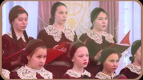 Концерт воспитанниц детского приюта к дню Канонизации и преставления святой Матроны Московской