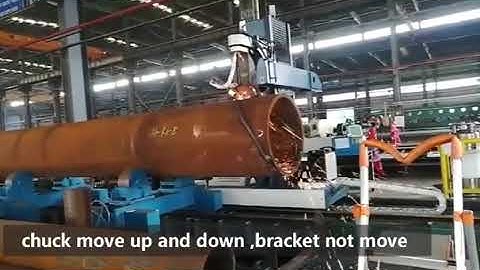 Large Diameter Pipe CNC Cutting Machine for Point to Point Connections in Offshore Construction