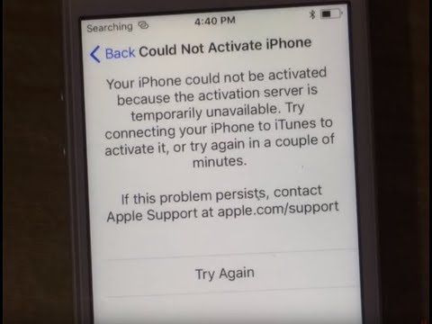 Video: Cosa Fare Se Vengono Visualizzati Errori Durante L'attivazione Di IPhone 5S?