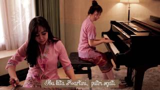 (W.R Supratman) Ibu Kita Kartini - Guzheng & Piano Cover by Olivia Lin & Ferlencia chords