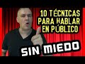 10 TIPS PARA HABLAR EN PUBLICO SIN MIEDO Y SER UN ORADOR PROFESIONAL Y CONVINCENTE