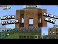 SKY BLOCK|EVİ YAPTIK|MCPE|3. BÖLÜM|1.21.51