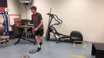 Lateral bound to box jump