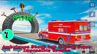 Ambulance Stunt Car Racing Game Impossible Tracks 3d Android Gameplay Part 1 screenshot 1