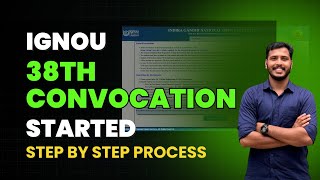 IGNOU 38th Convocation 2025 Started | Who can apply ?