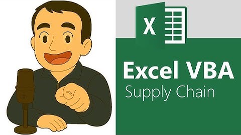 Excel VBA for Supply Chain Professionals — Complete Automation Guide
