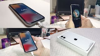 new iPhone 11 Unboxing & Setup + iPhone SE Comparison + realistic Unboxing in 2023  | hel frae