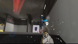 Blue team really had a struggle in the second round in Hyper Dash. #hyperdash #gaming #vr 