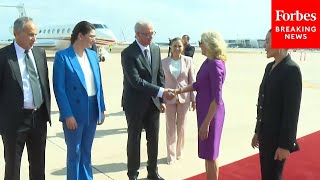 WATCH: First Lady Dr. Jill Biden Arrives In Morocco