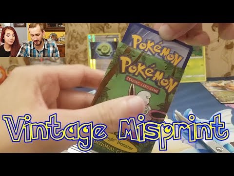 Insane Vintage Pokemon Pack **Misprint Holo Pull**