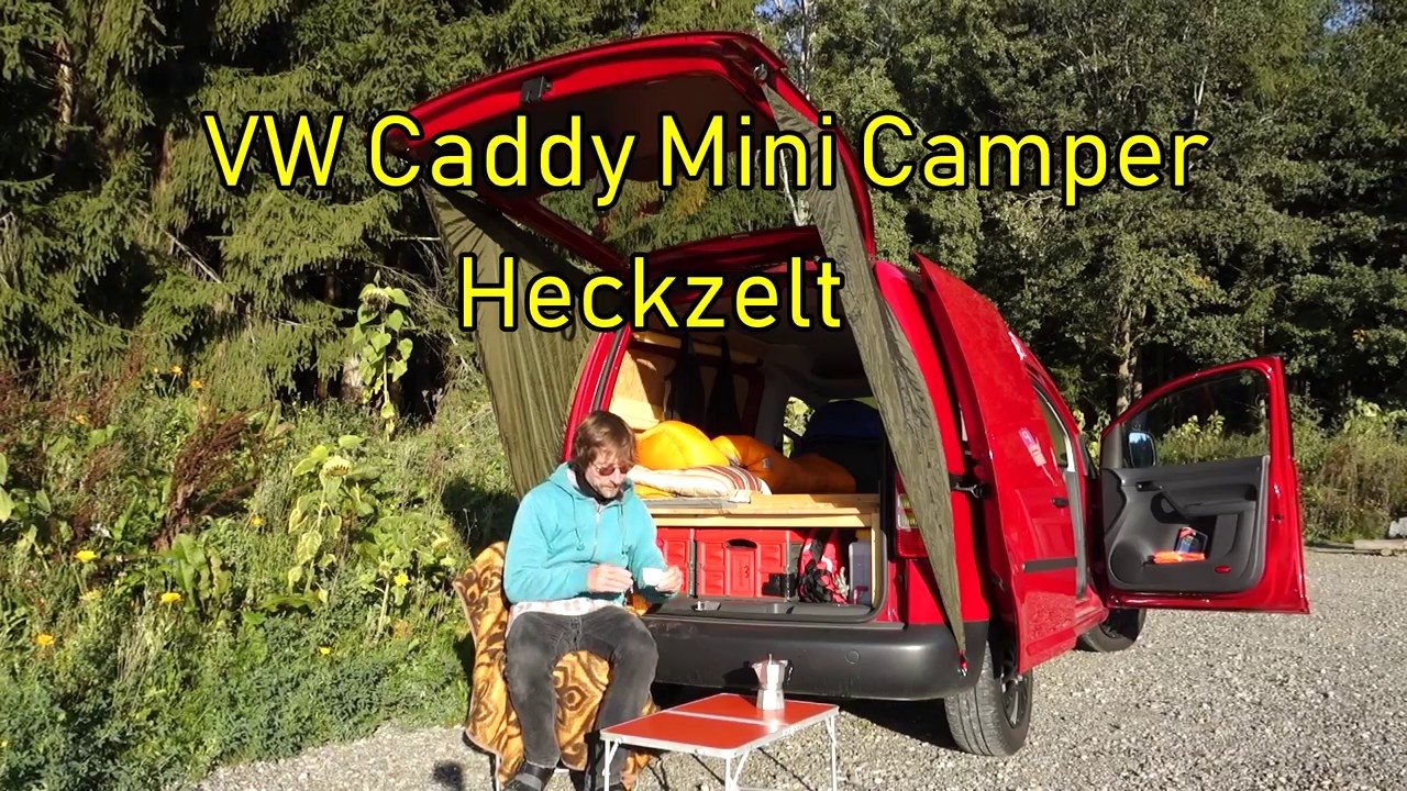 VW Caddy Minicamper Heckzelt 