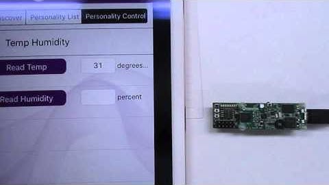 Temp Humidity TEST using Odyssey MAX 10 Evaluation Kit