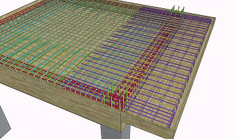 Cantilever Slab Rebar Placement and Construction Process