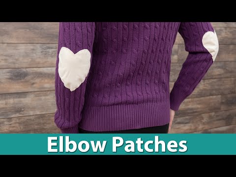 How to Sew Elbow Patches 