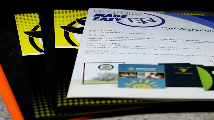 Standard Paper 4 Color Ink Pocket Folders - Warwick - PromoErrday - ep1131