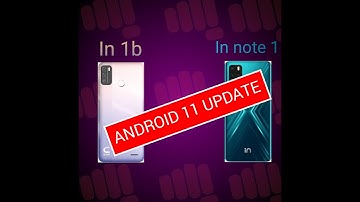 ANDROID 11 update in Micromax In note 1 and In1b