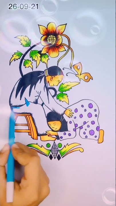 gambar kasih sayang ibu👩