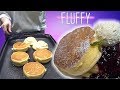 FLUFFY Pancakes in Japan & American Airlines PREMIUM Economy Food Review