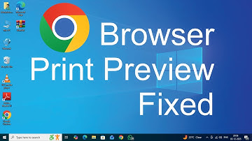 LOADING PREVIEW IN CHROME NOT WORKING [FIXED] | Print Preview Failed in Chrome