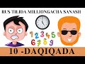 Rus tilida 10 minutda milliongacha sanashni o`rganamiz!