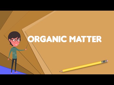 Video: Jaký je rozdíl mezi organickou hmotou a organickým materiálem?