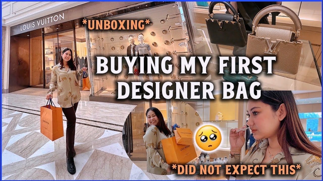 Bought My First Designer Bag! Did Not Expect This At Louis Vuitton💕🥺 VLOG