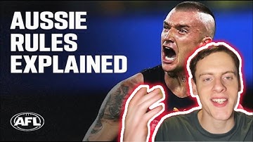 American Reacts to A BEGINNER’S GUIDE TO AUSTRALIAN FOOTBALL! | AFL Explained