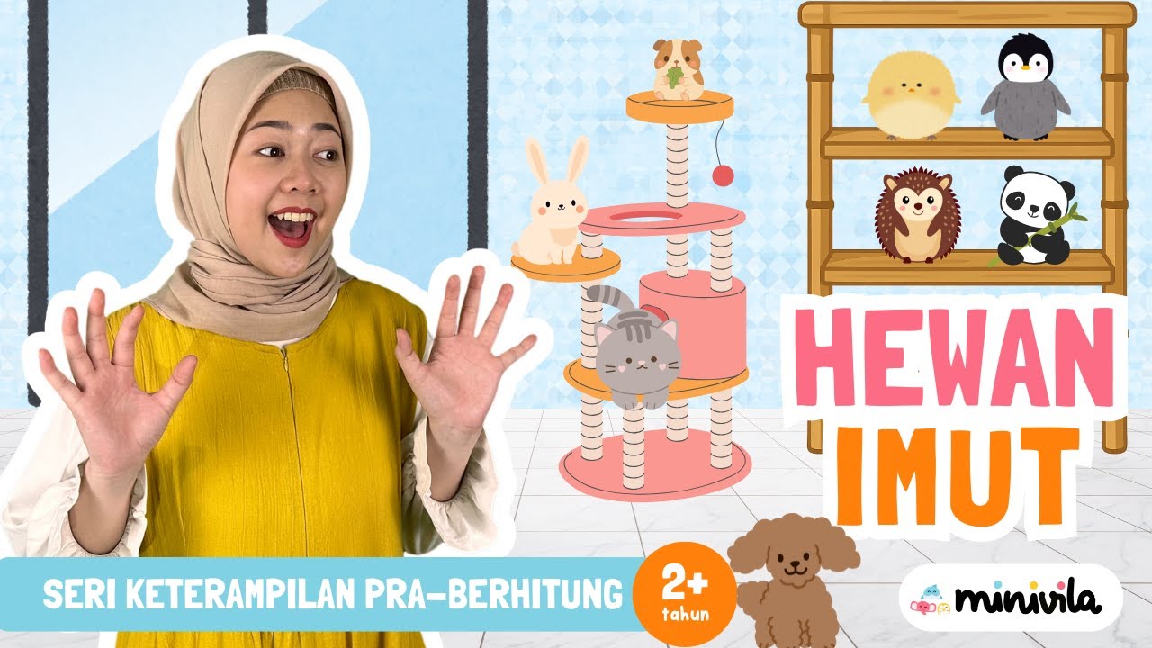 HEWAN IMUT | Berhitung, Berkreasi, dan Bernyanyi sambil Mengenal Hewan-Hewan Imut!