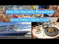 Fred olsen speciality dining 2023 vasco and colours  tastes onboard balmoral